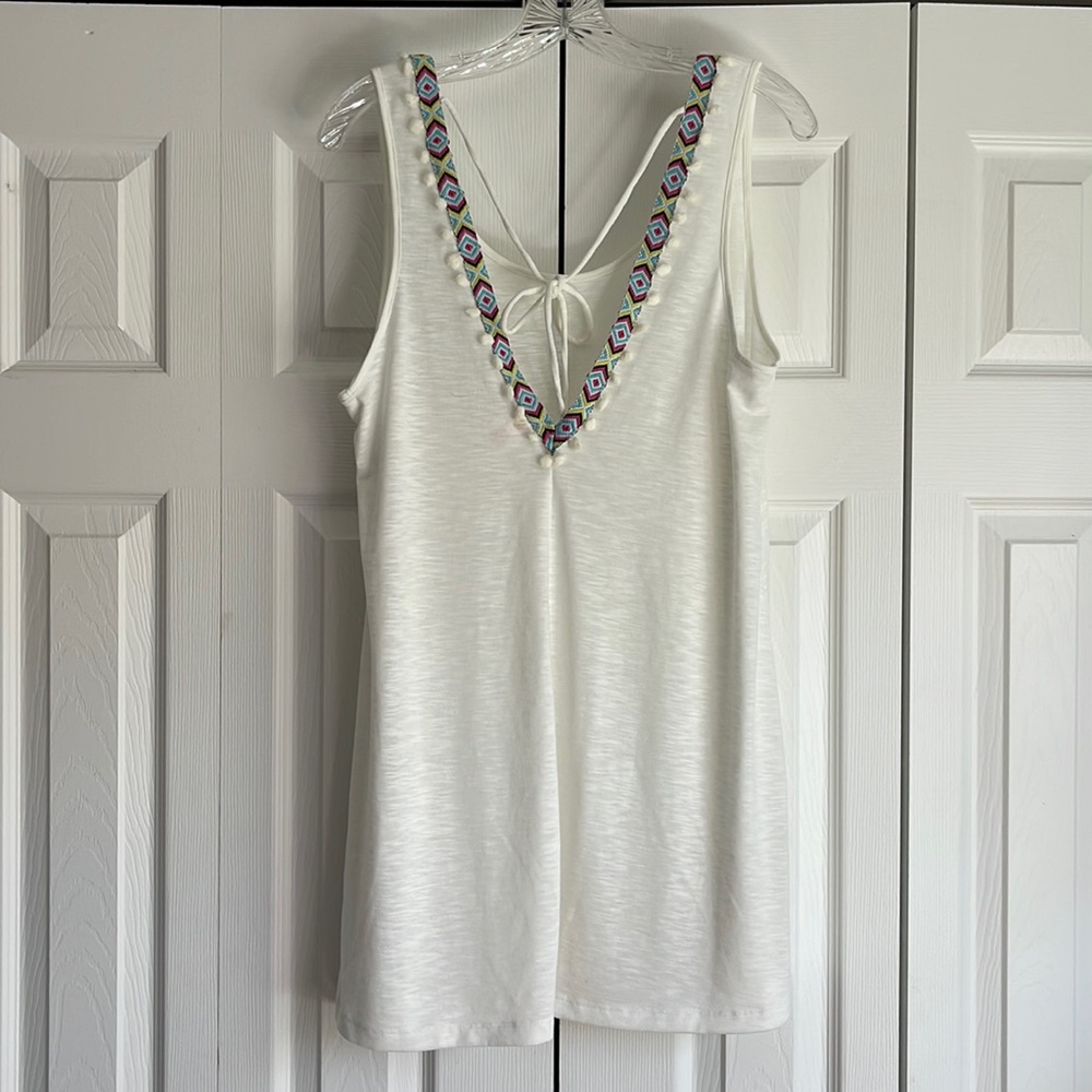 Beach Coverup by Xhilaration in soft white. Size L. Brand new  .Never worn